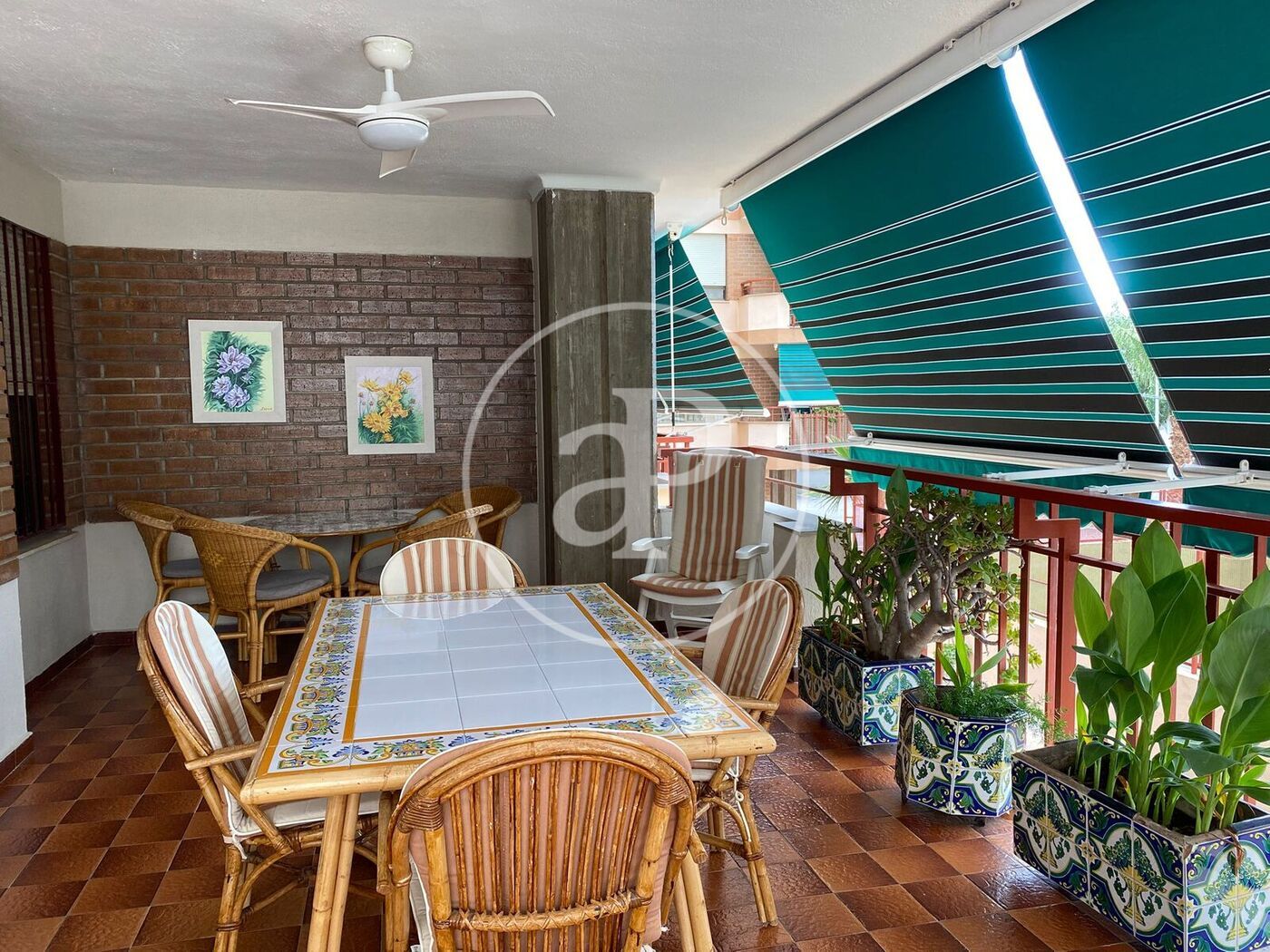 Terrace of Flat to rent in Benicasim / Benicàssim  with Air Conditioner, Heating and Terrace