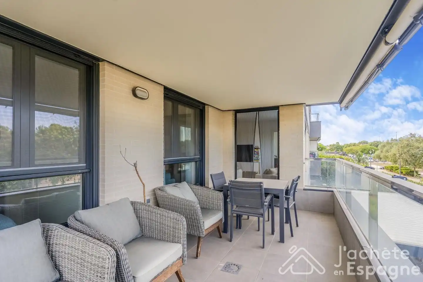Terrace of Flat for sale in Rocafort  with Air Conditioner and Terrace