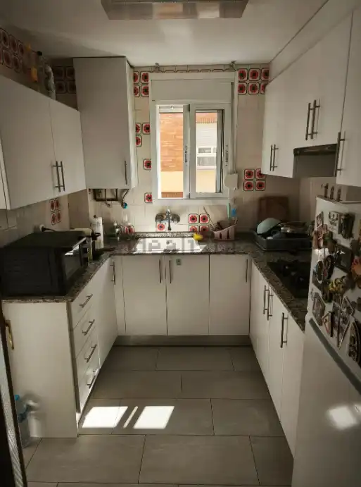 Cocina de Piso de alquiler en Godella con Amueblado, Horno y Lavadora