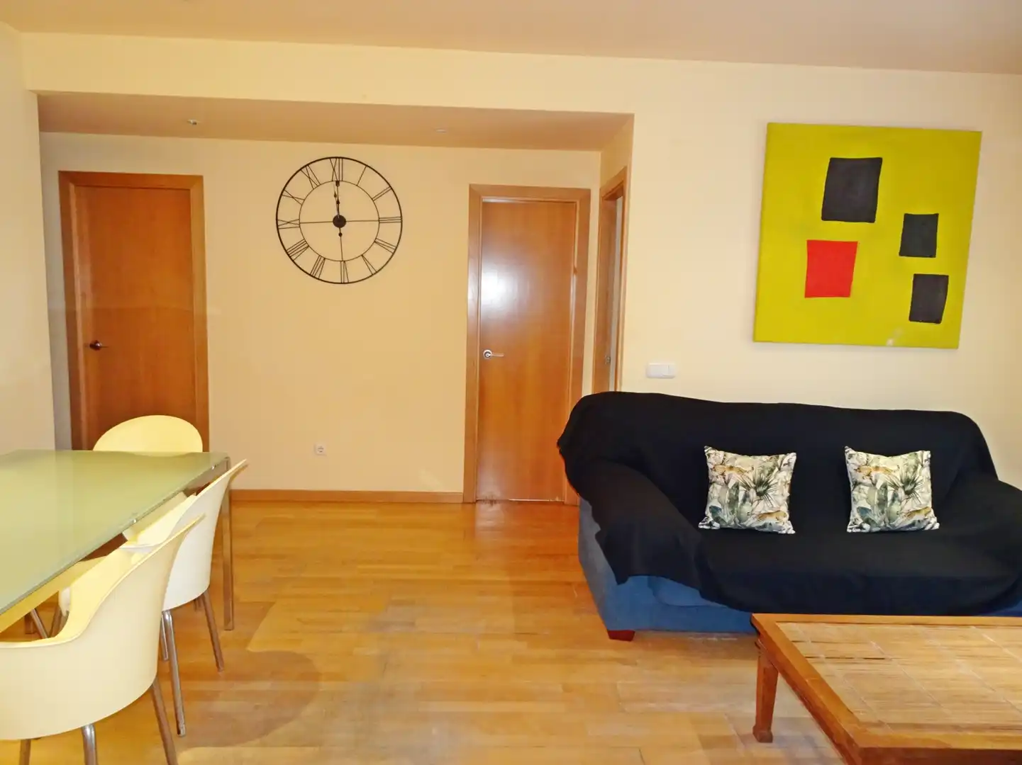 Sala de estar de Apartamento de alquiler en Gandia con Parquet, Terraza y Amueblado