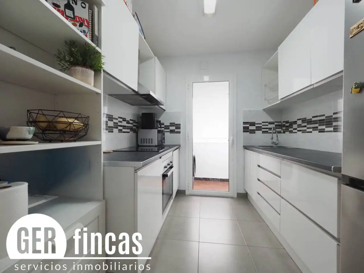 Kitchen of Flat for sale in Terrassa  with Alarm