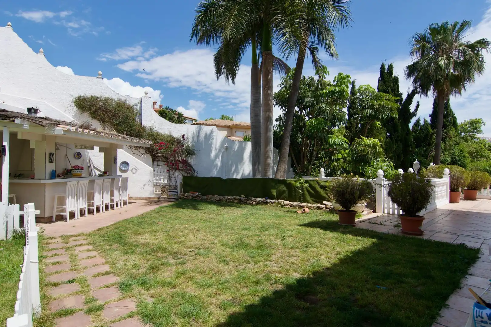 Jardí de Casa o xalet en venda en Benalmádena amb Calefacció, Jardí privat i Terrassa