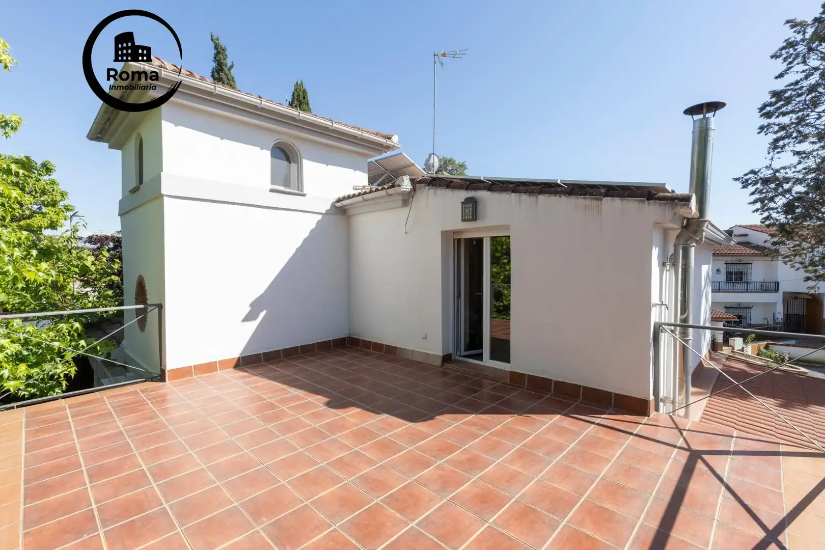 Terraza de Casa o chalet en venta en Albolote con Aire acondicionado, Calefacción y Jardín privado