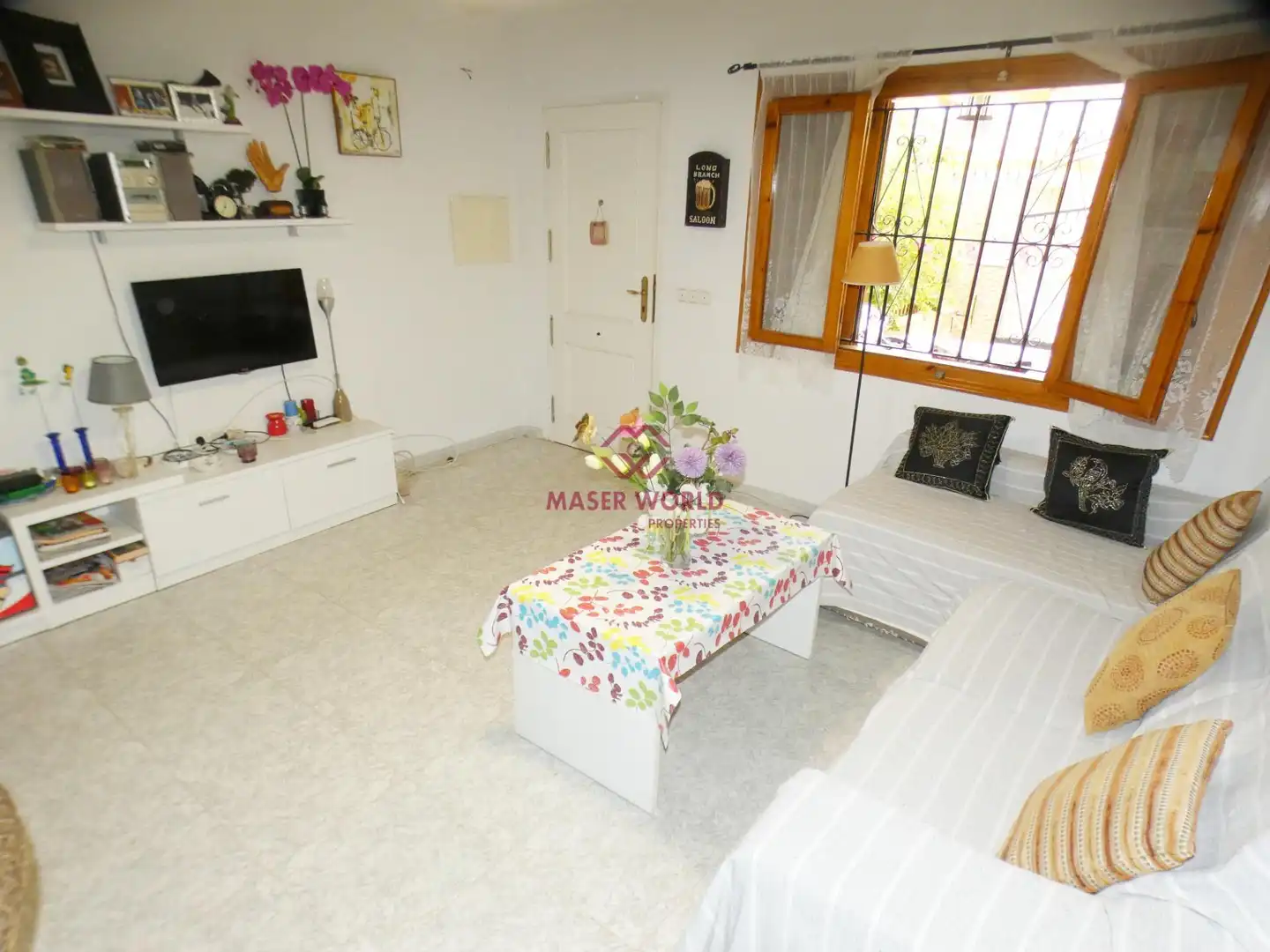 Sala de estar de Dúplex en venta en Mazarrón con Terraza, Trastero y Amueblado