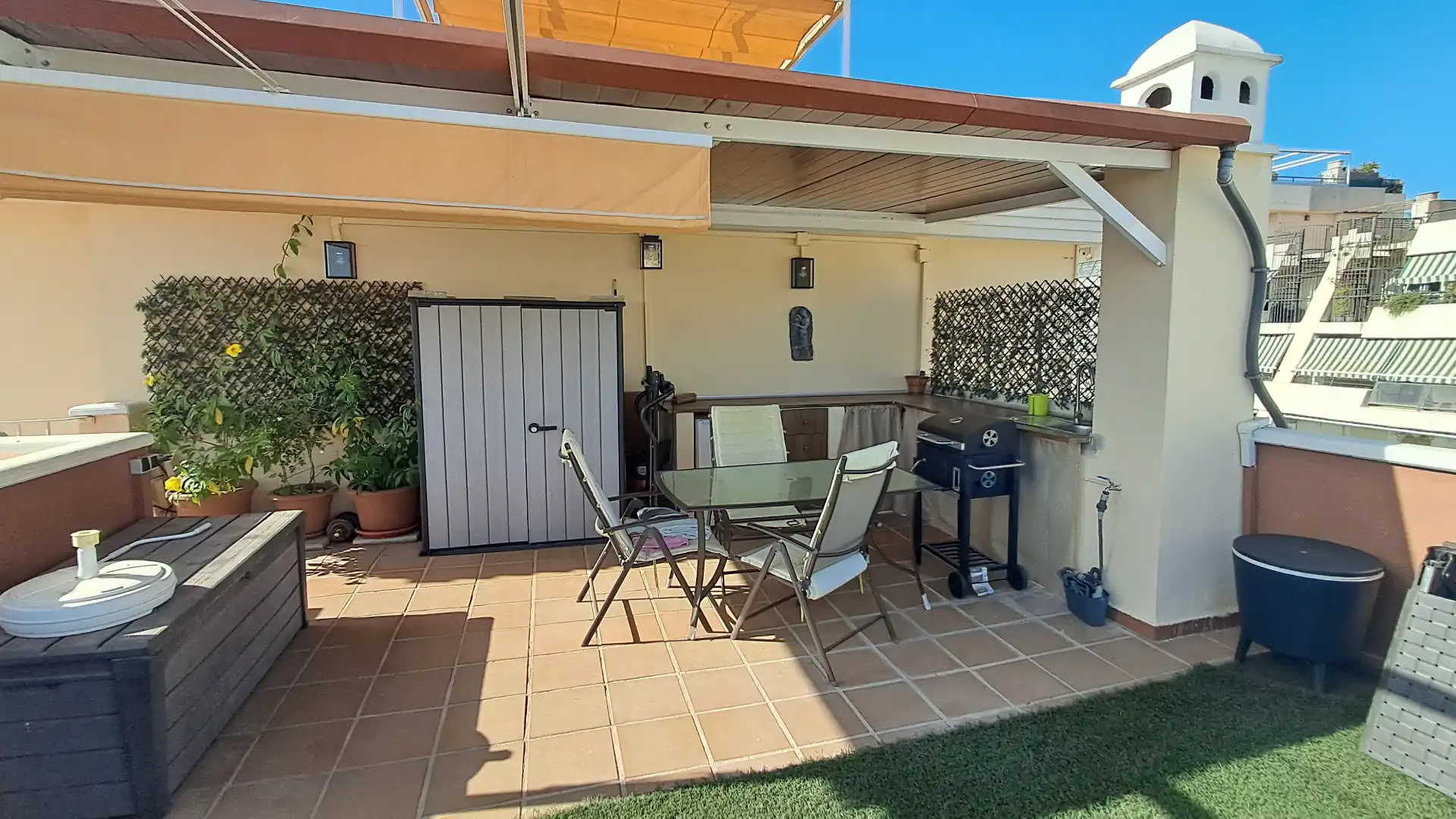 Terrassa de Dúplex en venda en Benalmádena amb Aire condicionat, Parquet i Terrassa