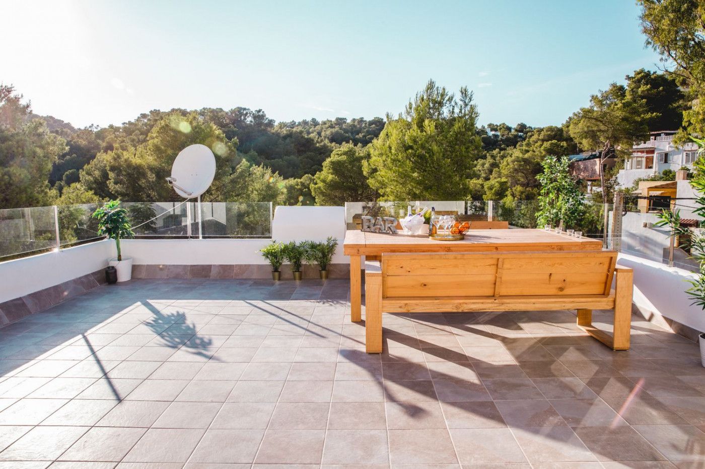 Terrace of House or chalet to rent in Santa Eulària des Riu  with Air Conditioner, Private garden and Terrace