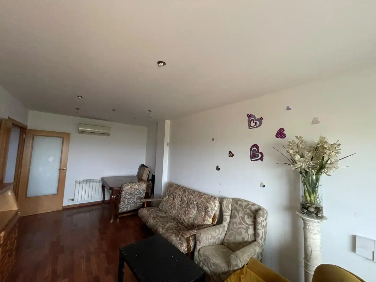 Sala d'estar de Pis en venda en Lleida amb Parquet, Terrassa i Balcó