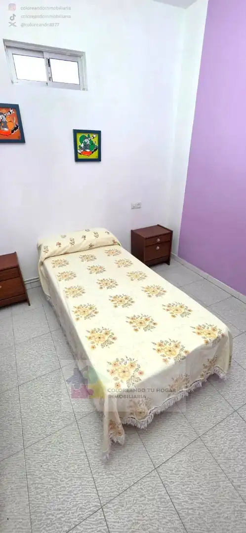 Dormitori de Pis de lloguer en Villadangos del Páramo amb Calefacció, Parquet i Moblat