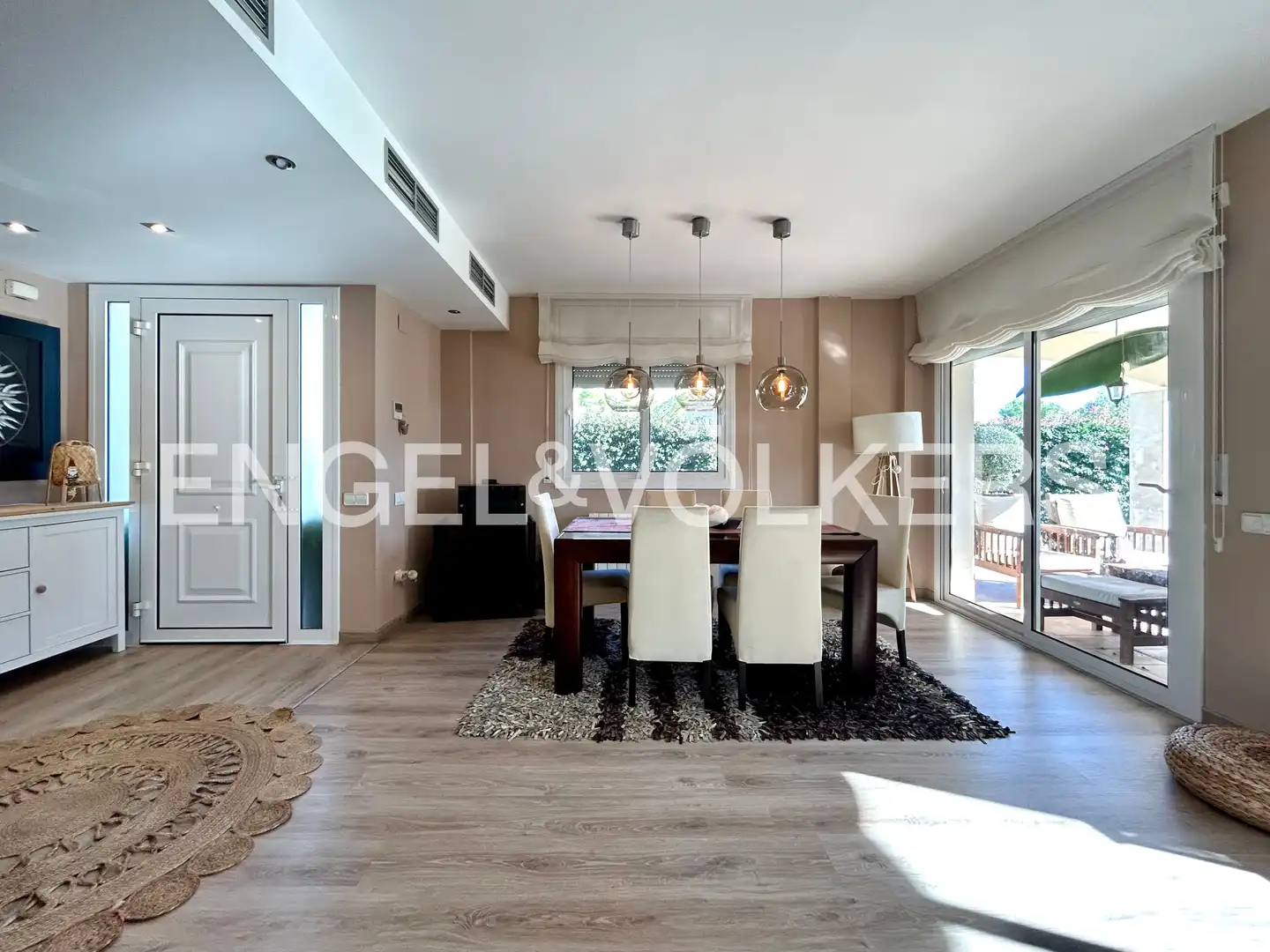Dining room of Detached homes for sale in Mont-roig del Camp  with Air Conditioner, Heating and Private garden