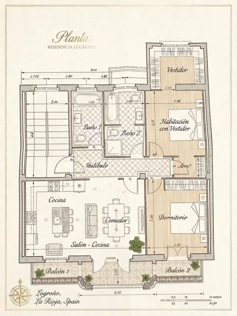 Flat with terrace for sale in Logroño - AV REPUBLICA ARGENTINA 19, imagen 4
