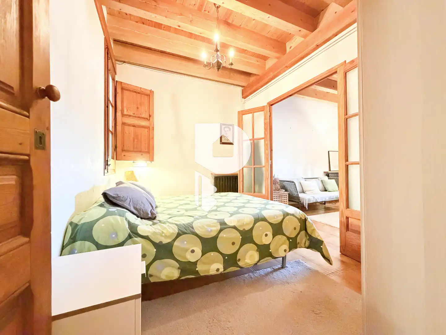 Habitación de Casa adosada en venta en Sant Vicenç Dels Horts con Aire acondicionado, Calefacción y Jardín privado