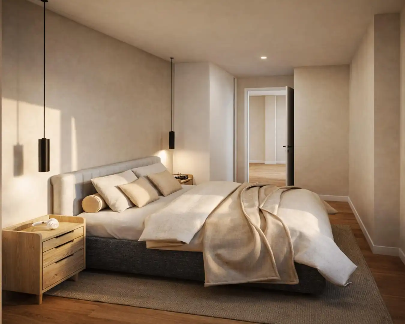 Bedroom of Flat for sale in Vilanova de Arousa  with Heating