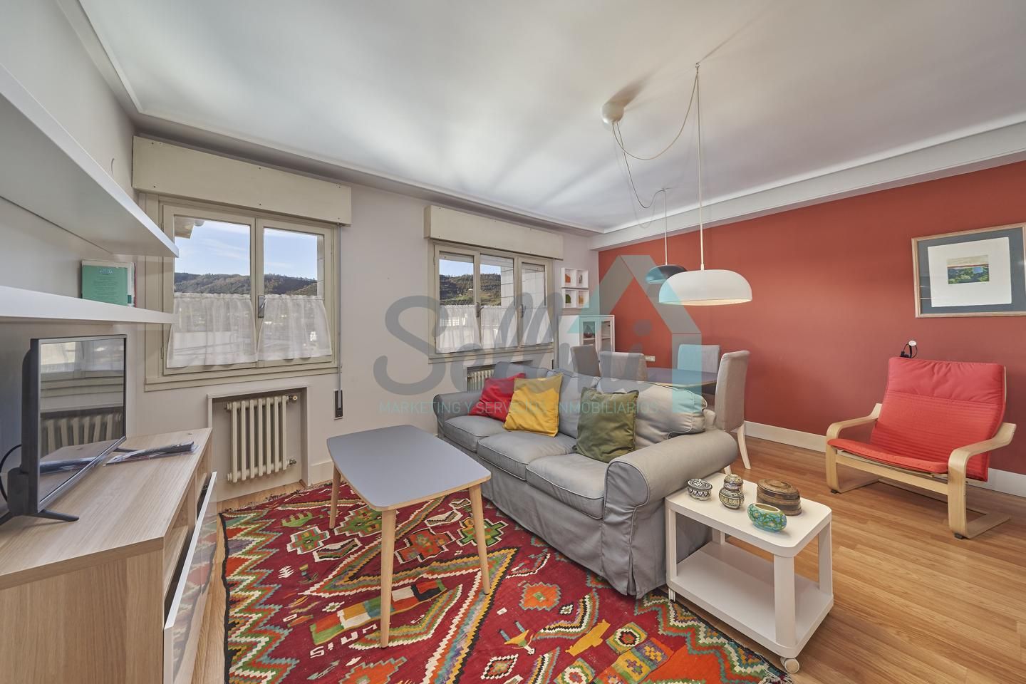 Living room of Flat to rent in Oviedo   with Heating and Furnished