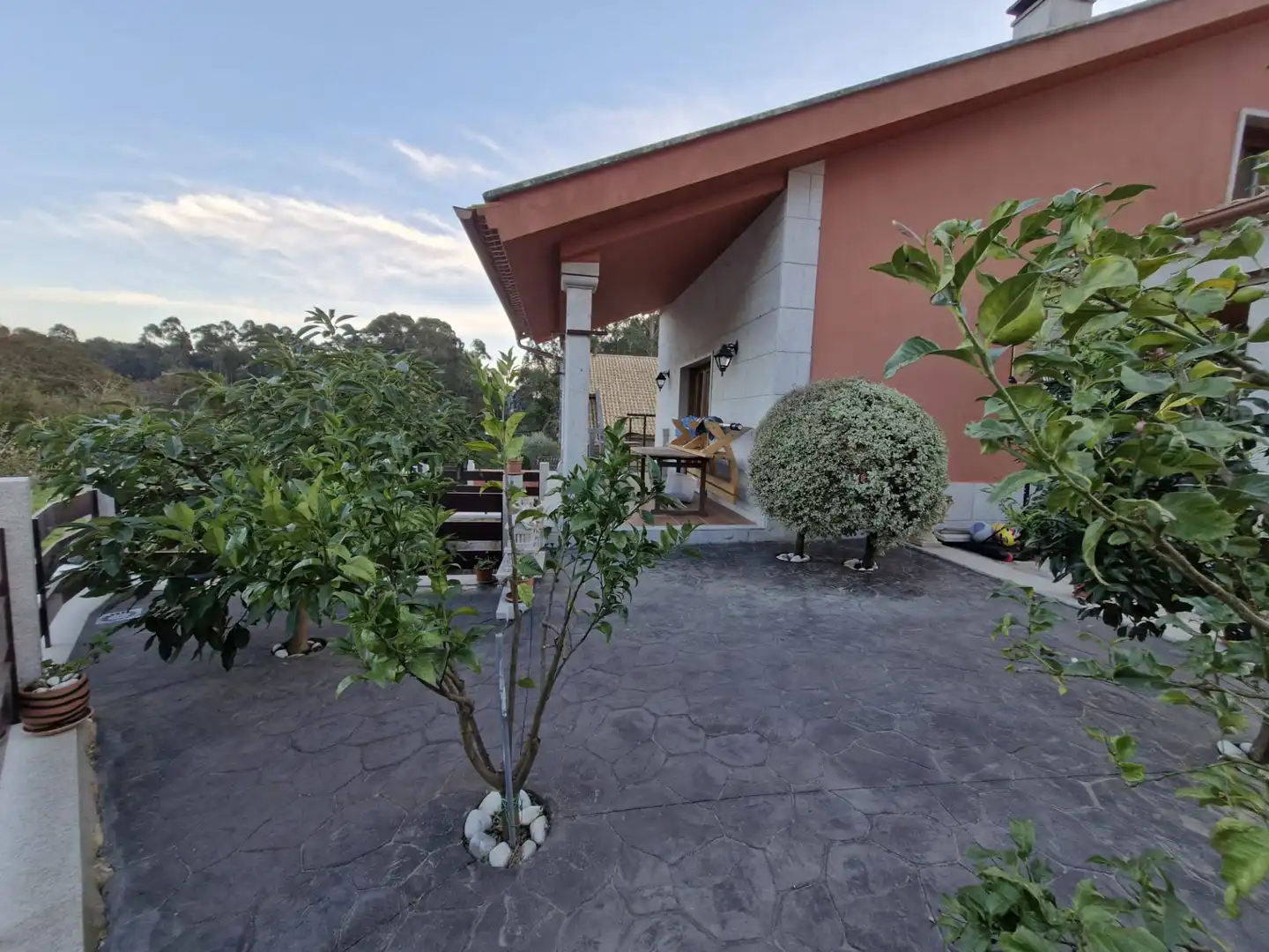 Jardín de Casa o chalet en venta en Sanxenxo con Calefacción, Jardín privado y Terraza