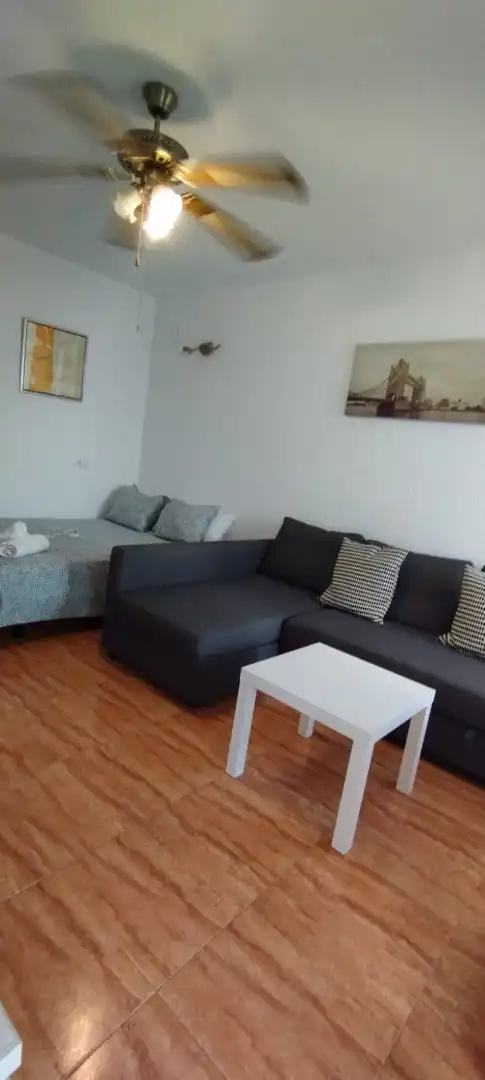 Wohnzimmer von Wohnung zur Miete in Torremolinos mit Möbliert, Waschmaschine und Gemeinschaftspool