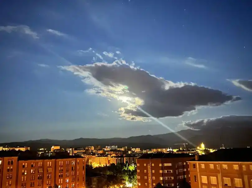Vista exterior de Pis en venda en Ponferrada amb Traster, Moblat i Balcó