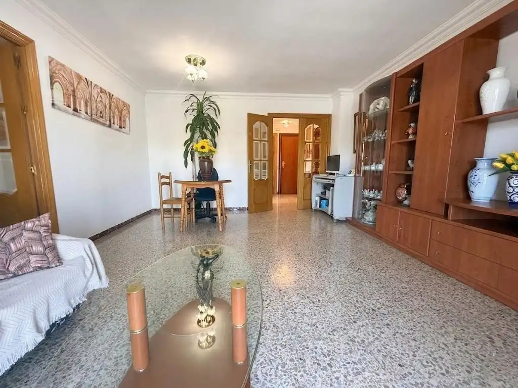 Living room of Flat for sale in Málaga  with Air Conditioner, Heating and Terrace