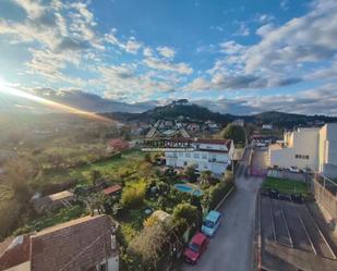 Exterior view of Flat for sale in Ourense Capital   with Parquet flooring, Terrace and Furnished