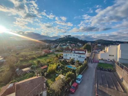 Exterior view of Flat for sale in Ourense Capital   with Parquet flooring, Terrace and Furnished