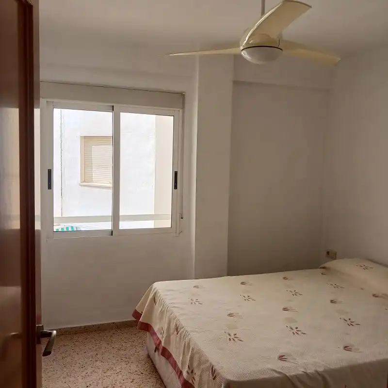 Bedroom of Flat for rent in Gandia  with Air Conditioner, Terrace and Furnished