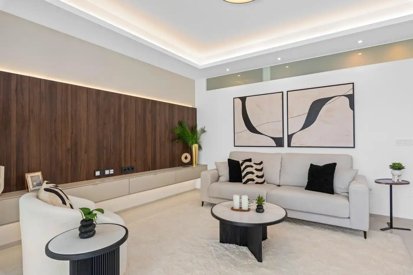 Sala de estar de Planta baja en venta en Rojales con Piscina comunitaria