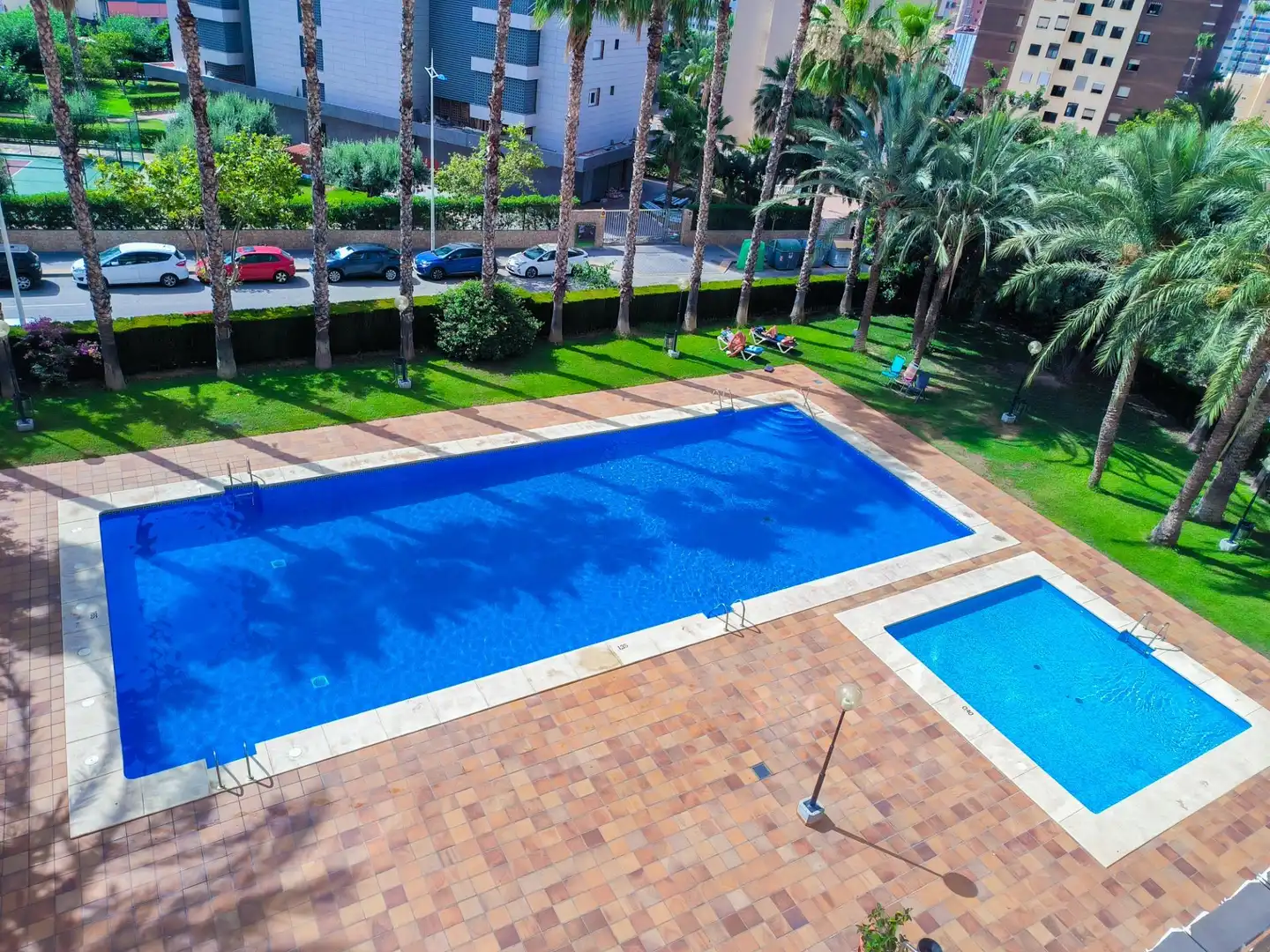 Piscina de Apartament en venda en Benidorm amb Calefacció, Moblat i Piscina comunitària