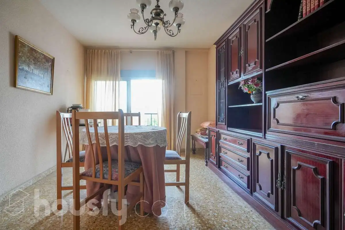 Dining room of Flat for sale in  Madrid Capital  with Terrace