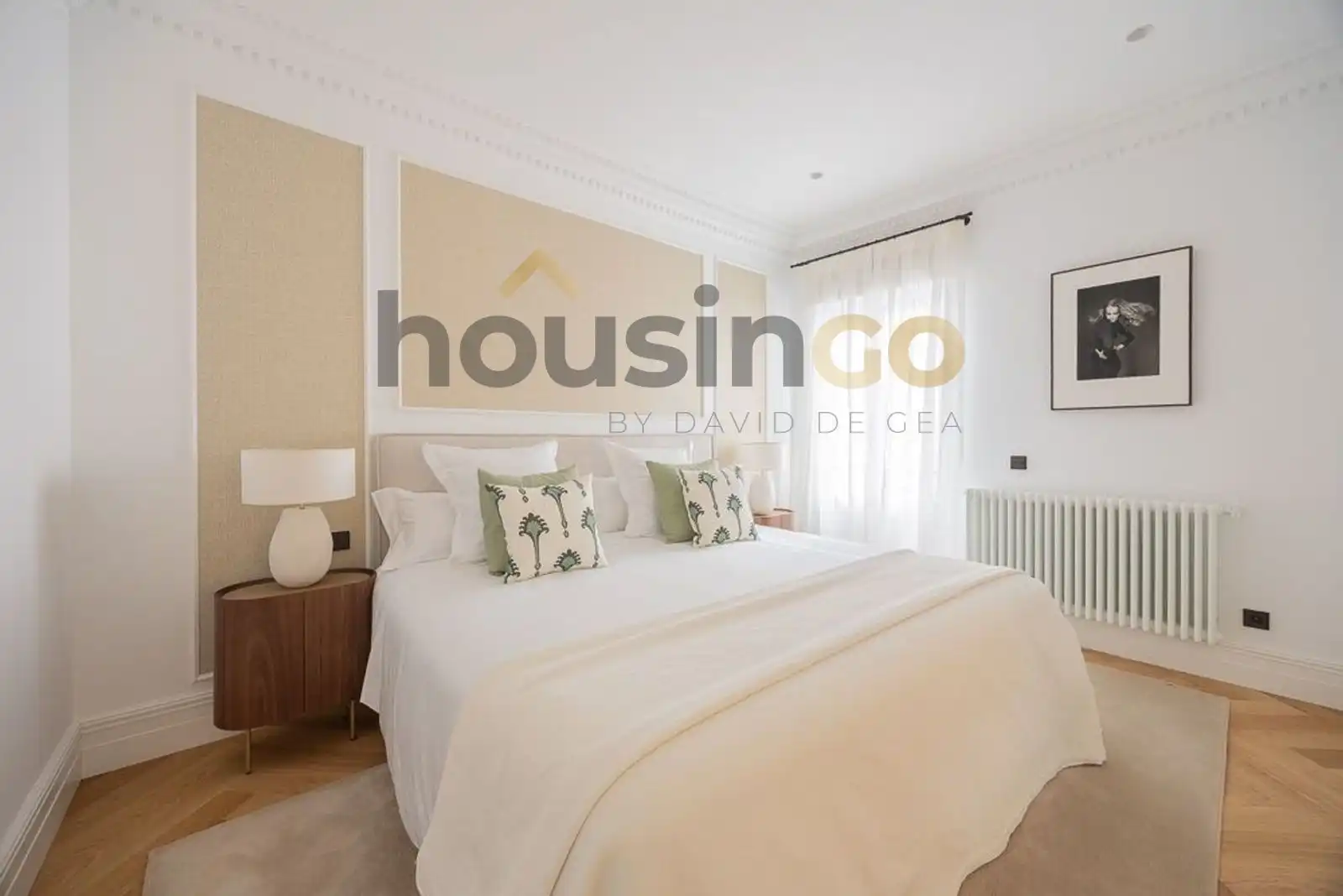 Bedroom of Flat for sale in Madrid  with Air Conditioner, Heating and Parquet flooring