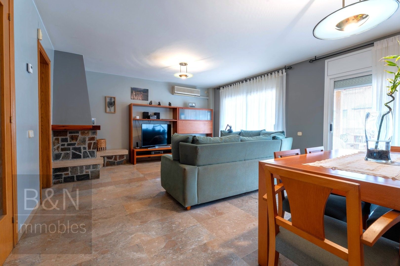 Living room of House or chalet for sale in Terrassa  with Air Conditioner, Heating and Terrace