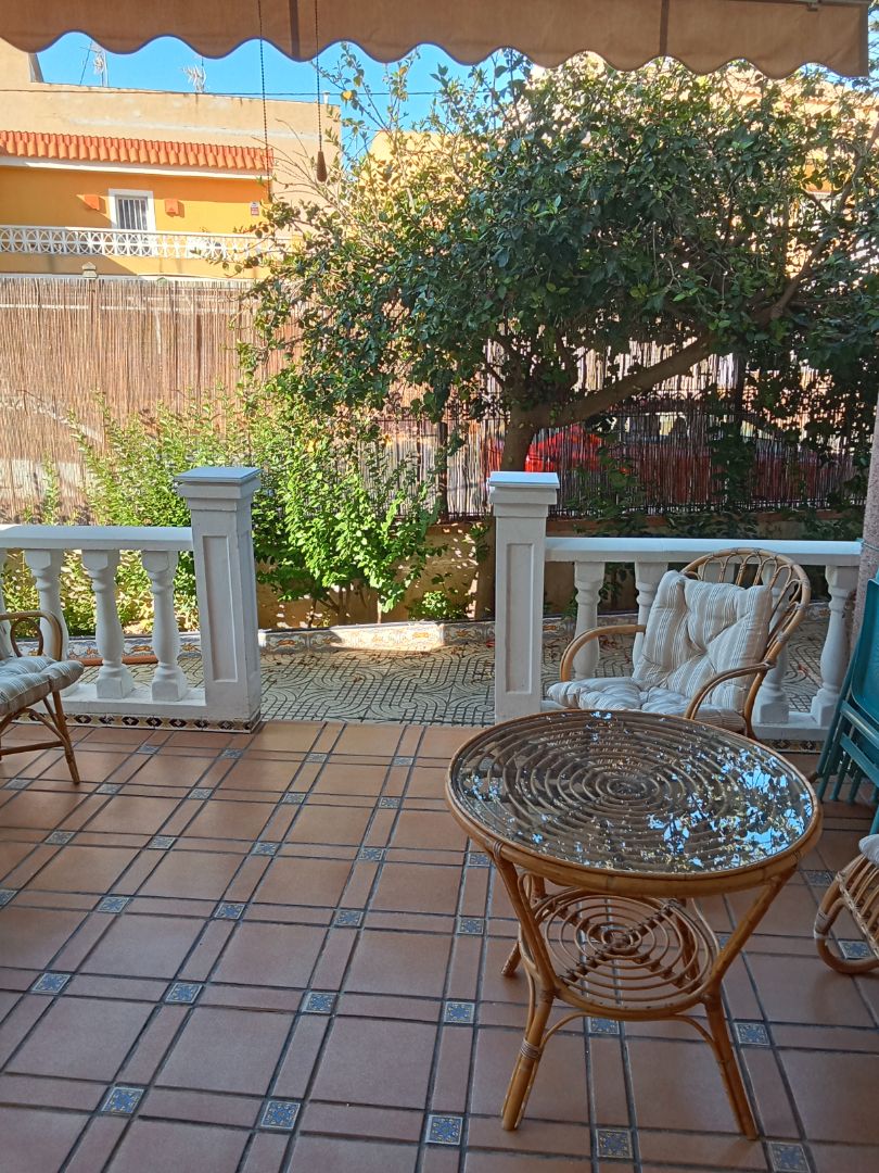 Terrace of Single-family semi-detached for sale in San Javier  with Air Conditioner, Private garden and Terrace