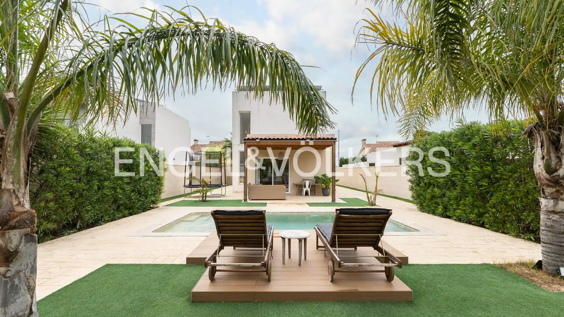 Terraza de Casa o chalet en venta en San Antonio de Benagéber con Aire acondicionado, Calefacción y Jardín privado