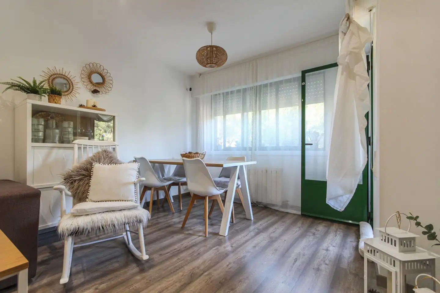 Esszimmer von Wohnung zum Verkauf in Montcada i Reixac mit Klimaanlage, Terrasse und Möbliert