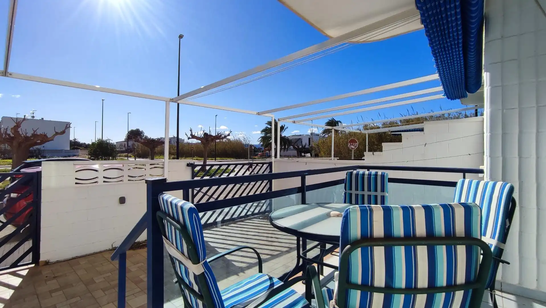 Terrasse von Wohnungen zum Verkauf in Daimús mit Gemeinschaftspool
