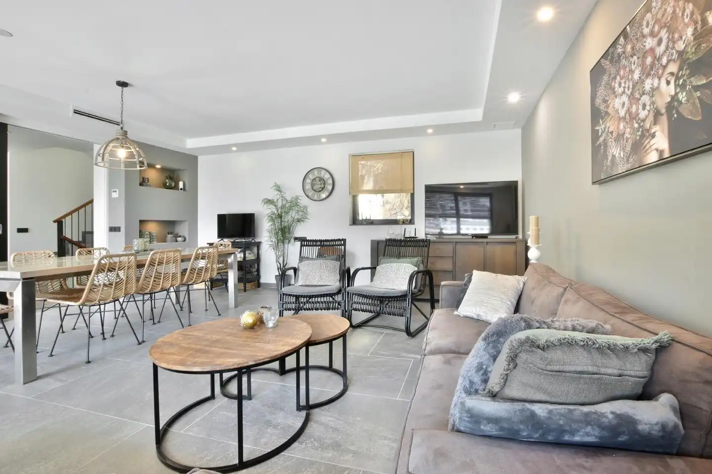 Sala de estar de Casa o chalet en venta en Calella con Aire acondicionado, Calefacción y Jardín privado