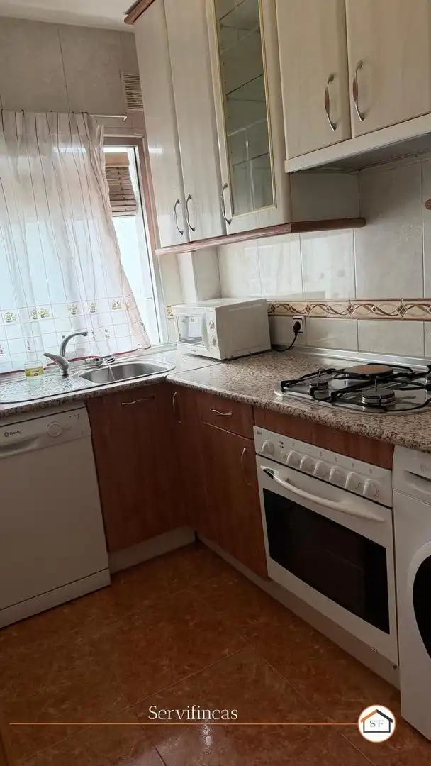 Kitchen of Flat for sale in Madrid  with Air Conditioner, Heating and Parquet flooring
