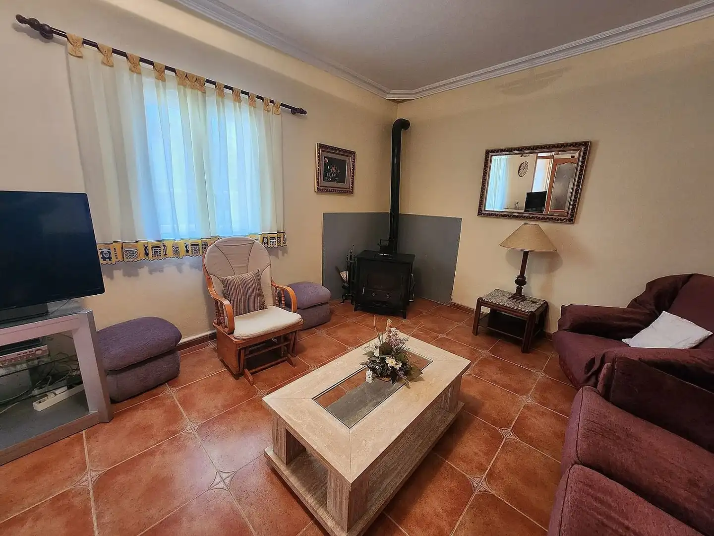 Wohnzimmer von Country house zum Verkauf in Villena mit Terrasse und Möbliert