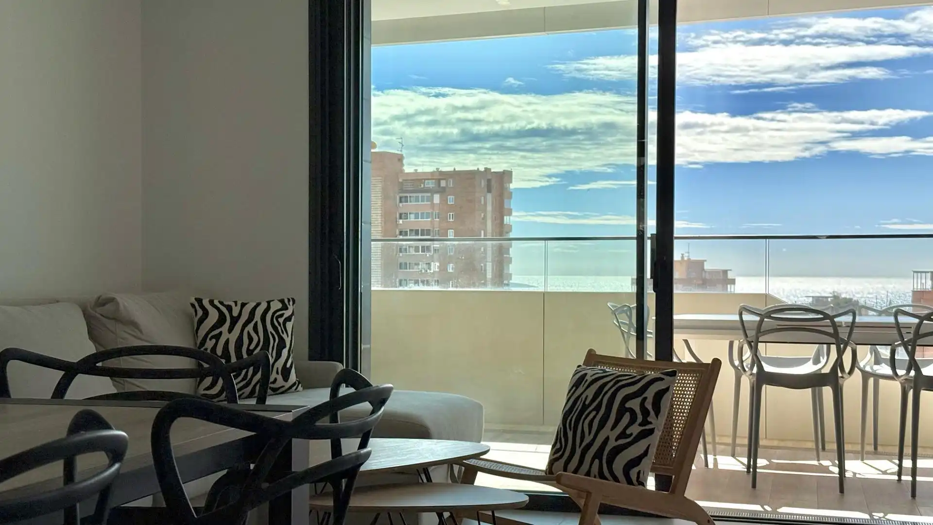 Living room of Flat for sale in Finestrat  with Air Conditioner, Heating and Terrace