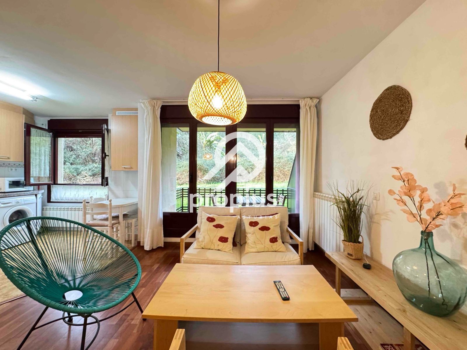 Exterior view of Flat for sale in Llanes  with Heating, Parquet flooring and Terrace