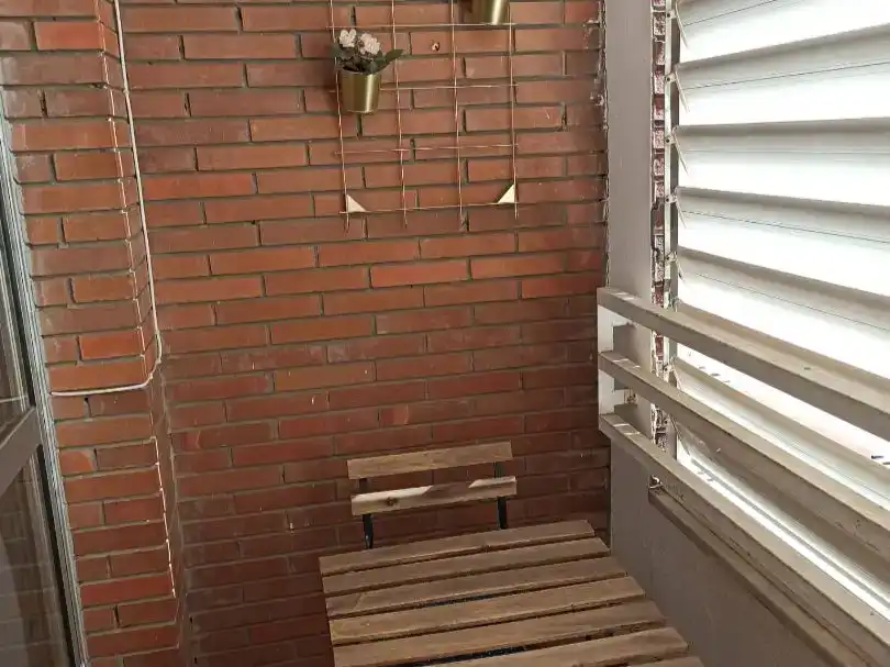 Terrassa de Apartament de lloguer en Sevilla amb Aire condicionat, Jardí privat i Moblat