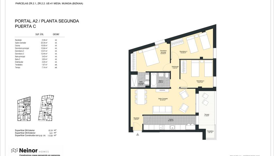 Foto 1 de Piso en venta en   Calle Lauxeta Olerkari, Mungia, Bizkaia