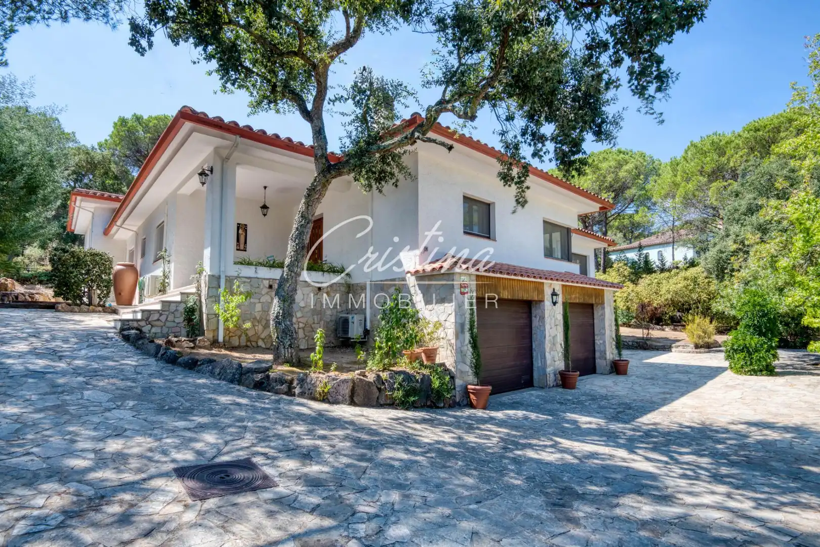 Vista exterior de Casa o xalet en venda en Santa Cristina d'Aro amb Calefacció i Piscina