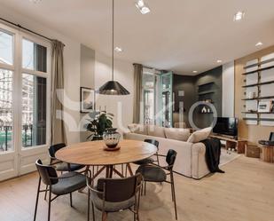 Sala d'estar de Apartament de lloguer en  Barcelona Capital amb Aire condicionat, Calefacció i Terrassa