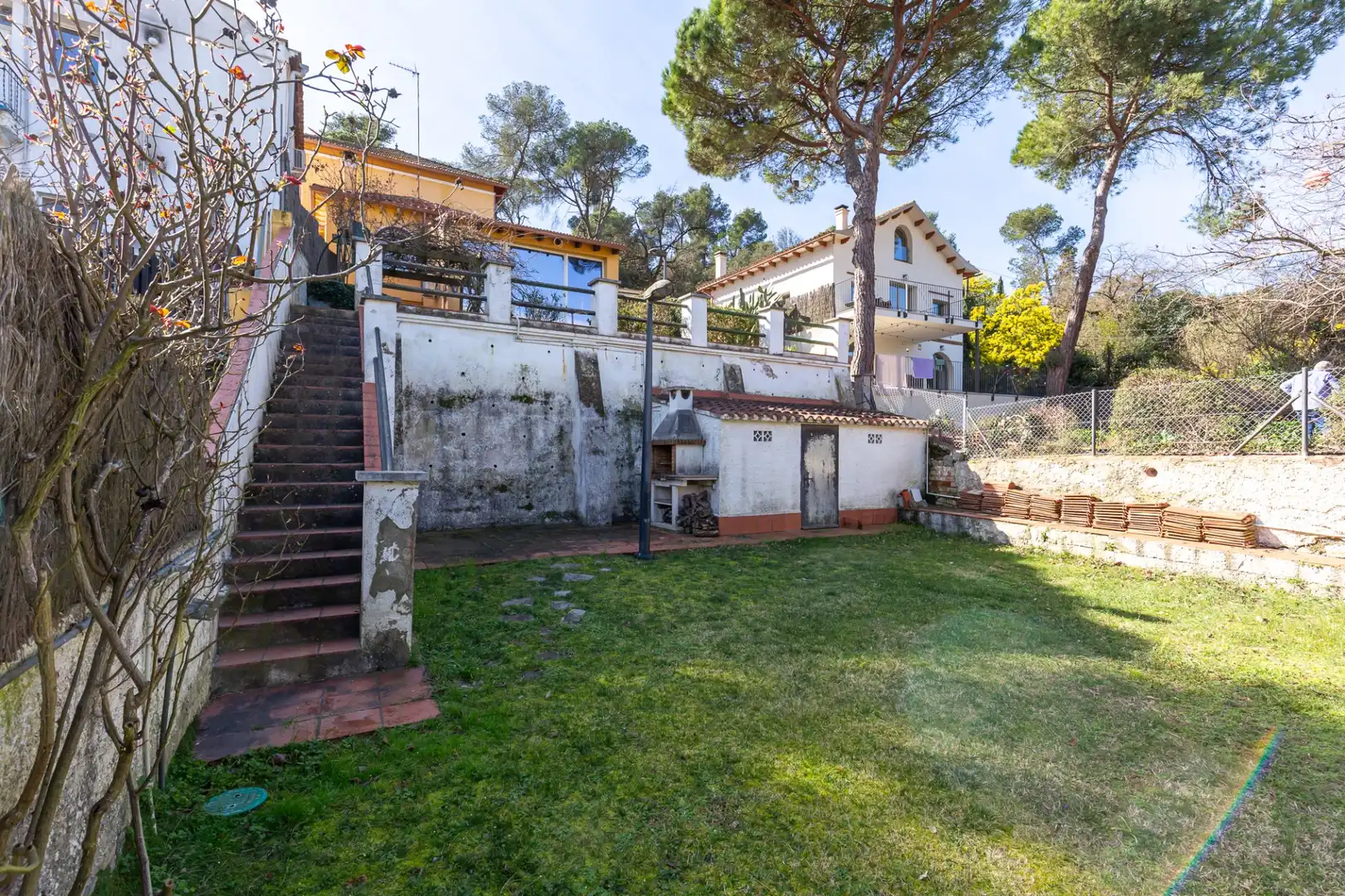 Garden of Houses for sale in Sant Cugat del Vallès  with Air Conditioner, Heating and Terrace