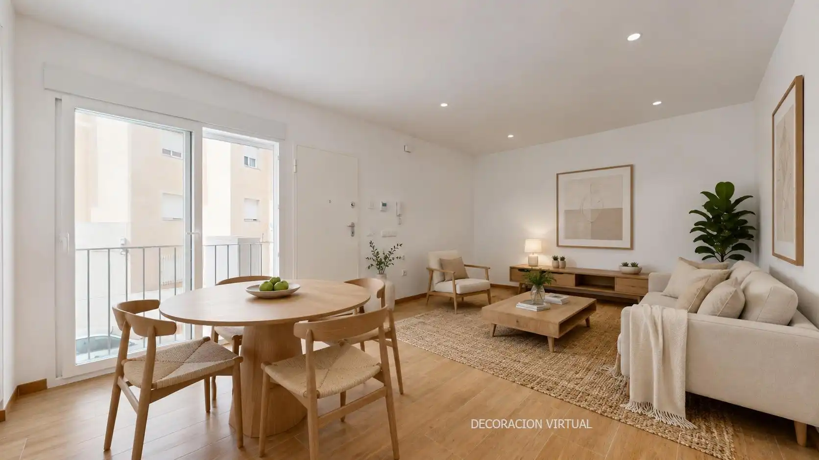Sala de estar de Ático en venta en San Pedro del Pinatar con Aire acondicionado, Terraza y Piscina comunitaria