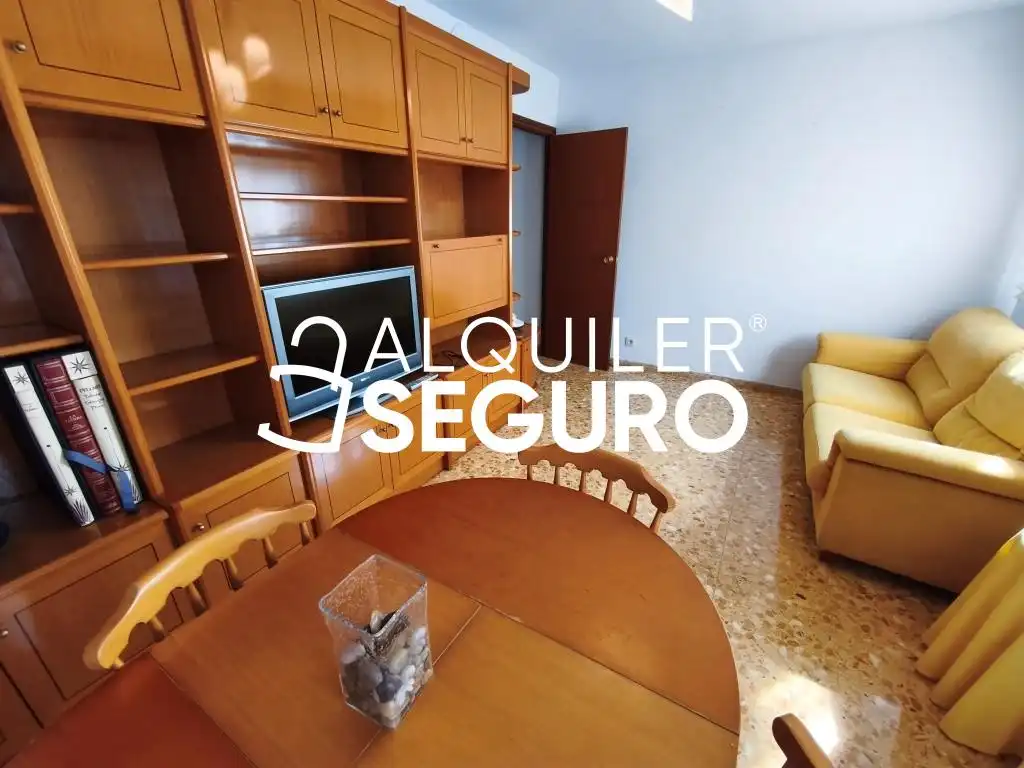 Living room of Flat for rent in Alicante / Alacant  with Air Conditioner, Terrace and Swimming Pool