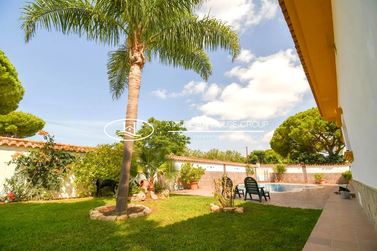 Garden of Houses for sale in Chiclana de la Frontera  with Air Conditioner, Heating and Private garden