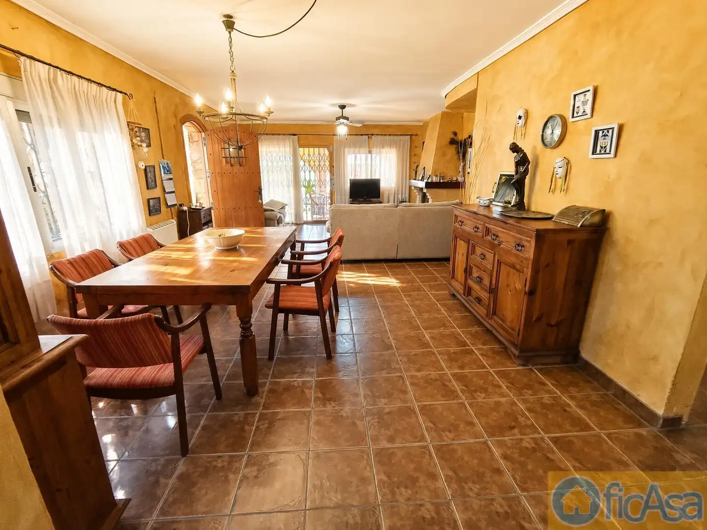 Dining room of Houses for sale in Borriol  with Terrace, Storage room and Swimming Pool