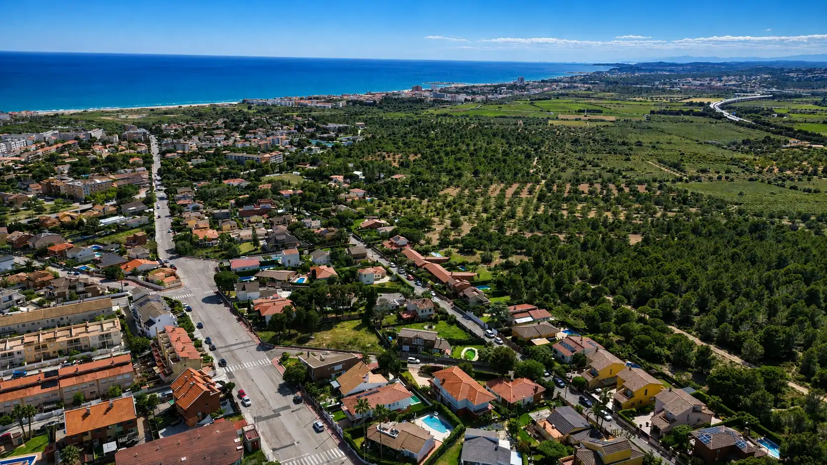 Vista exterior de Casa o xalet en venda en Calafell amb Calefacció i Jardí privat