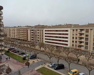 Exterior view of Flat for sale in Burgos Capital  with Parquet flooring, Terrace and Storage room