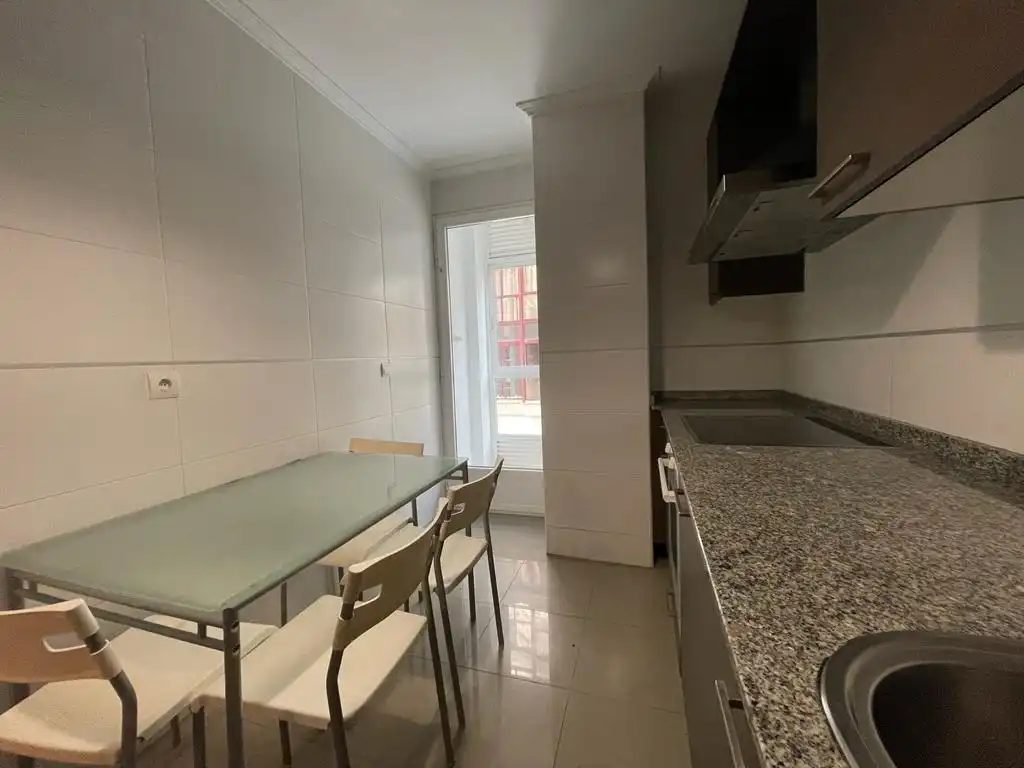 Kitchen of Apartments for rent in Ponferrada  with Heating, Furnished and Balcony